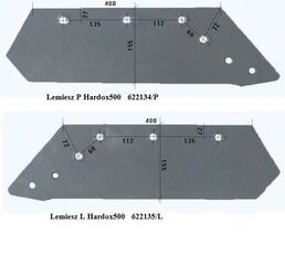 лемех hardox500 622134/P для плуга Kuhn