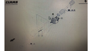 вал-шестерня Claas 00 0864 700 1/00 0855 320 2/Claas przekładnia kątowa/Claas Quadr для пресс-подборщика тюкового Claas Quadrante 2200